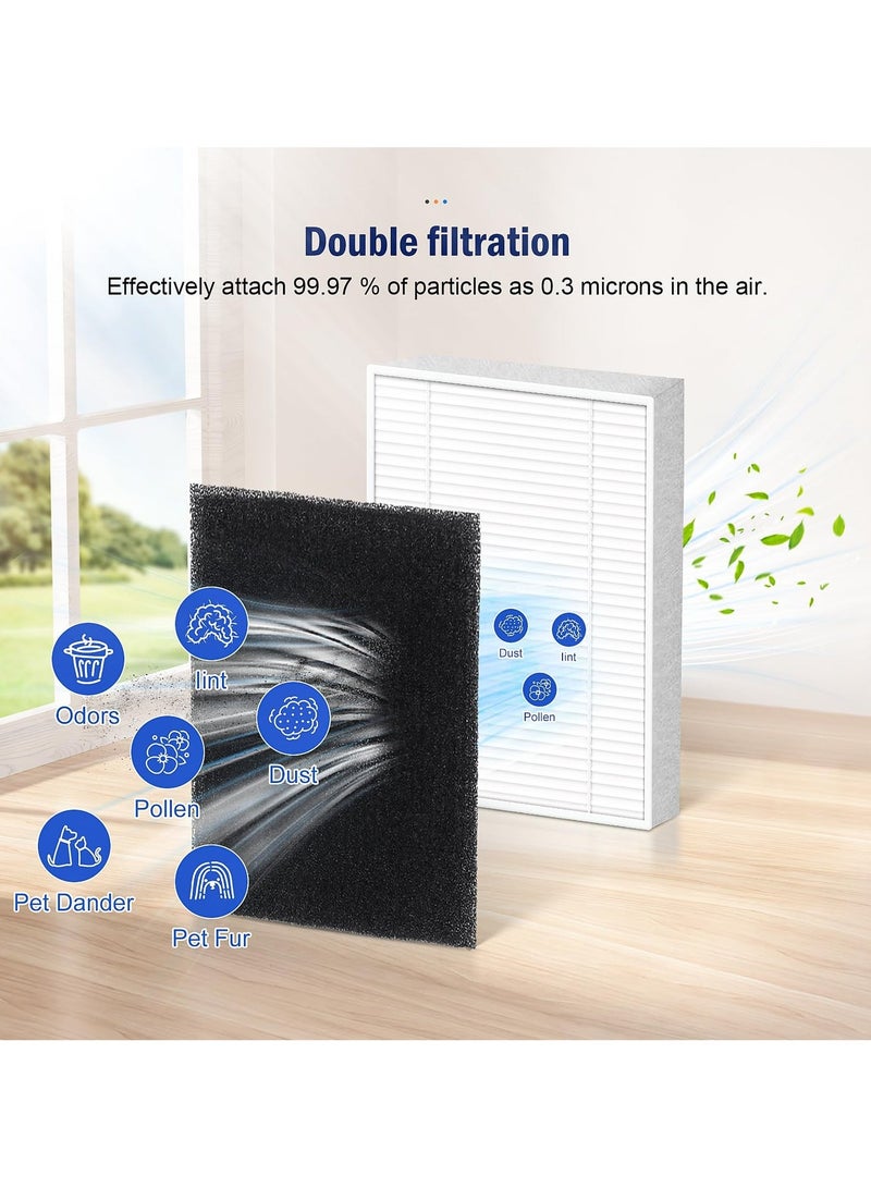 اكسيسن 19 قطعة طقم إكسسوارات بديلة للمكنسة الكهربائية الروبوتية Eufy L60 L50 L60 L60 SES L50 SES، 6 فلاتر، 6 فراشي جانبية، 4 أكياس غبار، 2 فرشاة رئيسية، 1 أداة تنظيف - Image 4